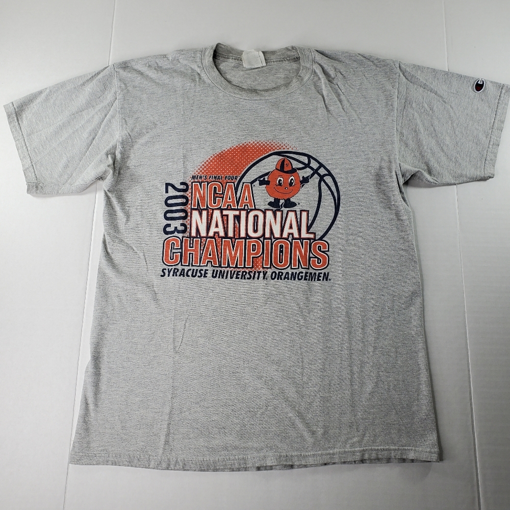 2003 NCAA Champions Syracuse Orangemen Final Four Graphic Tee L Champion Otto